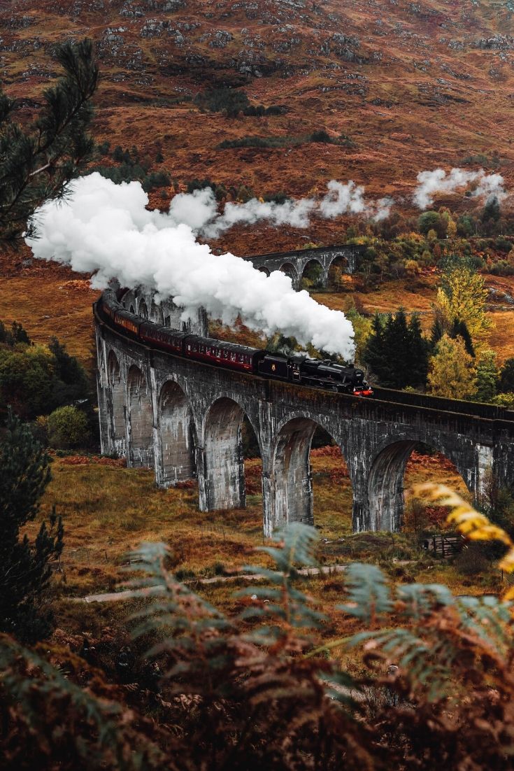 train in Scotland in the fall