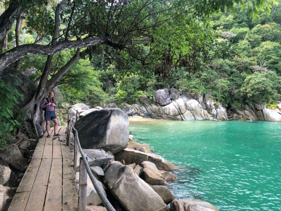 hiking to a hidden cover in Puerto Vallarta