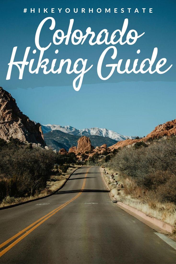 Hiking in Colorado Pinterest pin