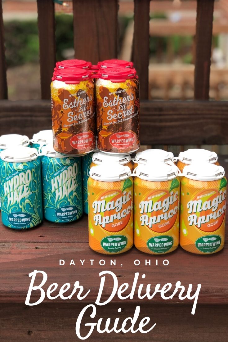 Dayton beer delivery guide Pinterest pin