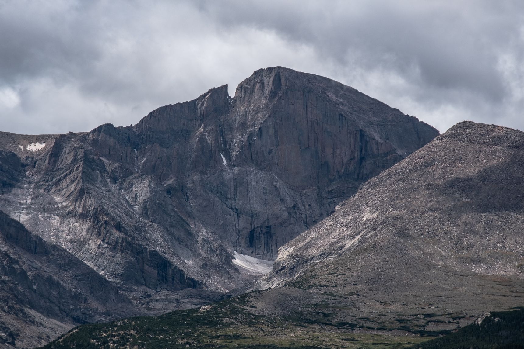 Long's Peak Mountain in the Rocky Mountains of Colorado