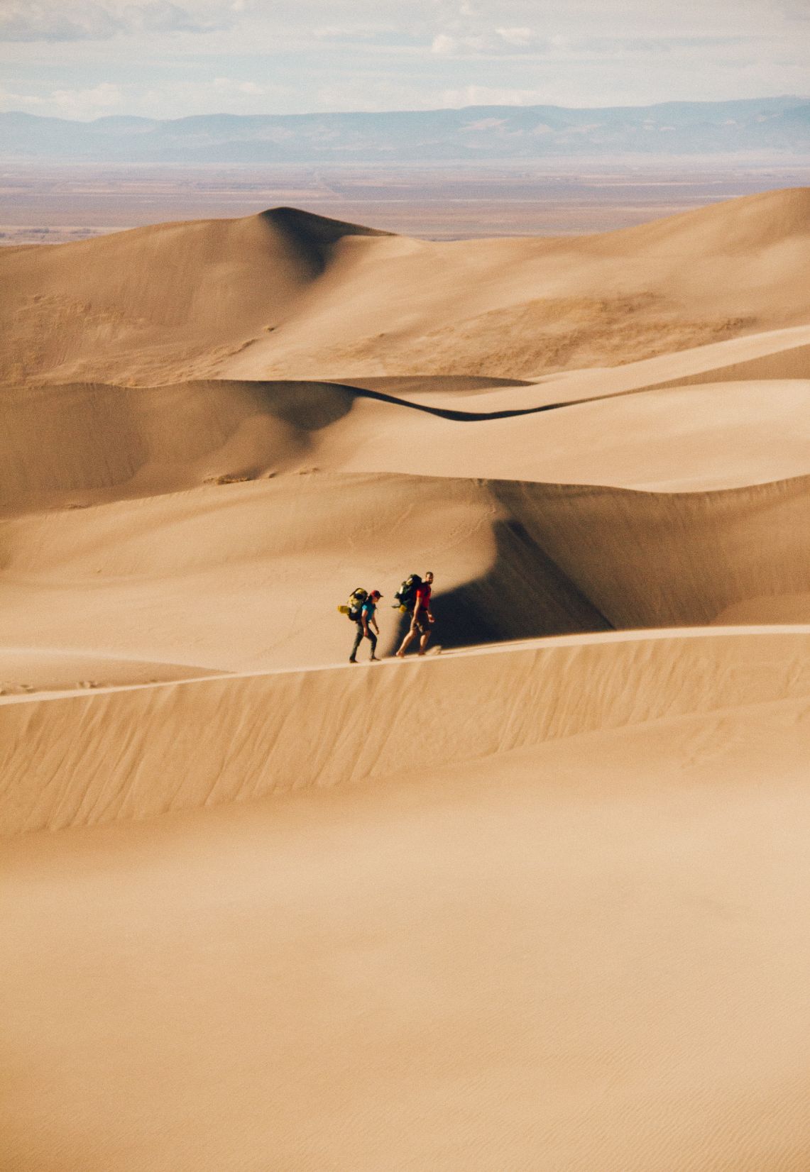 sand dunes and desert in Colorado