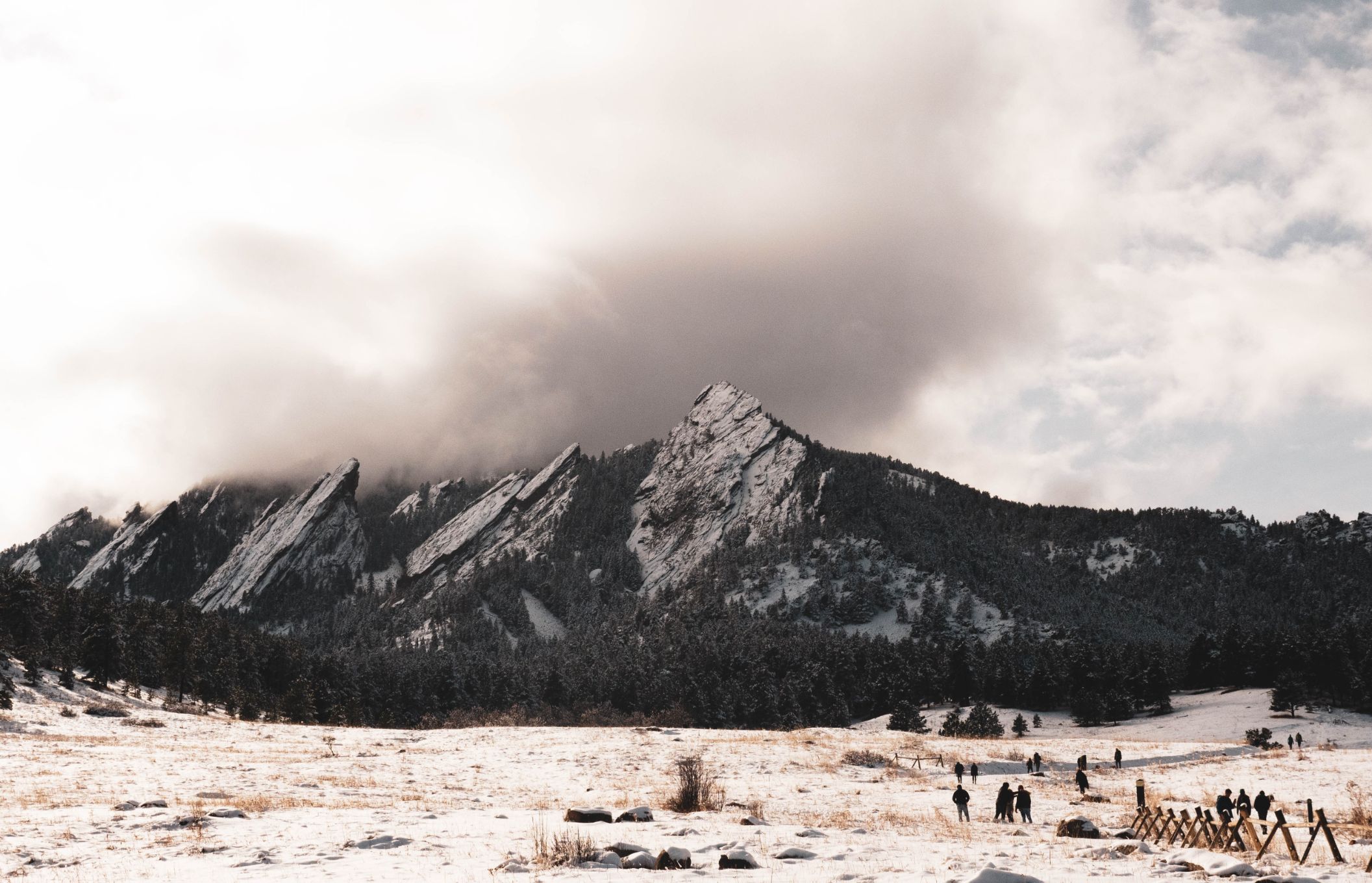 flatiron mountains in Boulder, Colorado